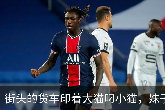 街头的货车印着大猫叼小猫，妹子一看懵了：这是专门抓猫的？